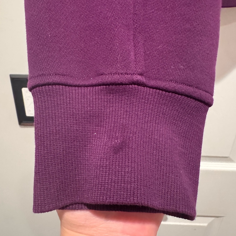 Auth. ✅ Lululemon Oversized Full Zip Scuba in “Dark Magenta” Size XL/XXL 💜 - Picture 5 of 10